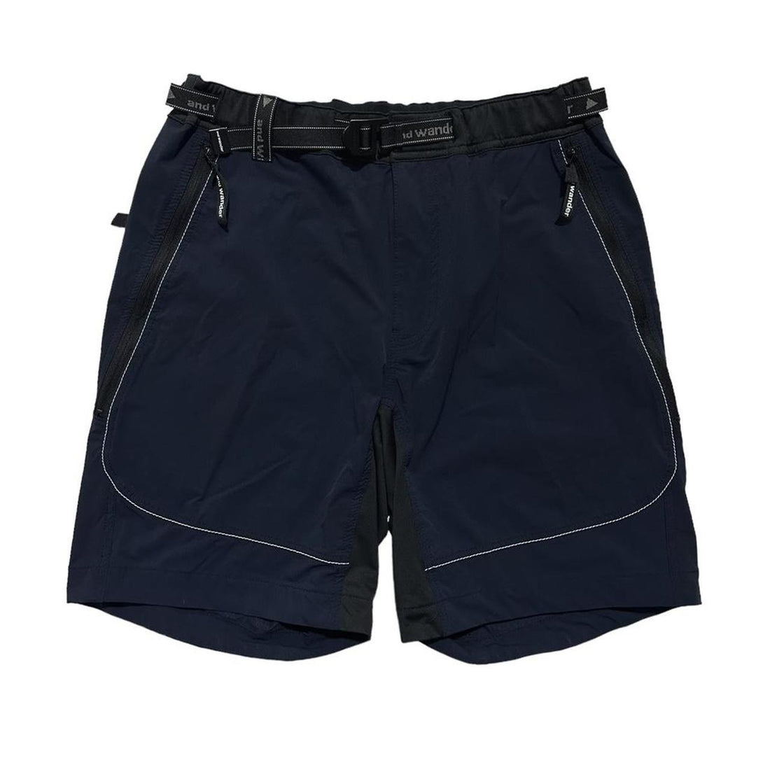 And Wander Reflective Stich Shorts