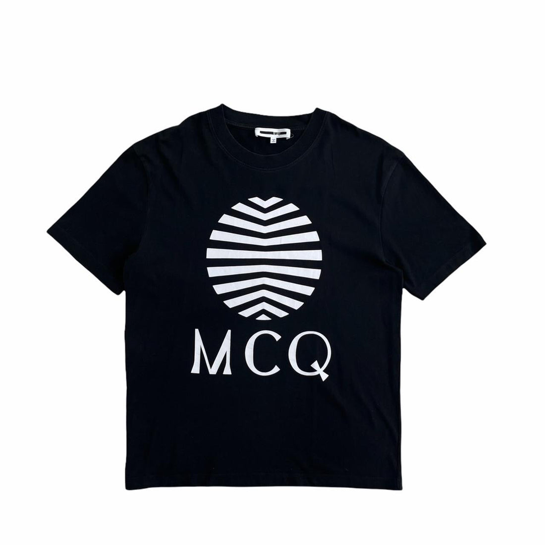 Alexander McQueen black front print t shirt