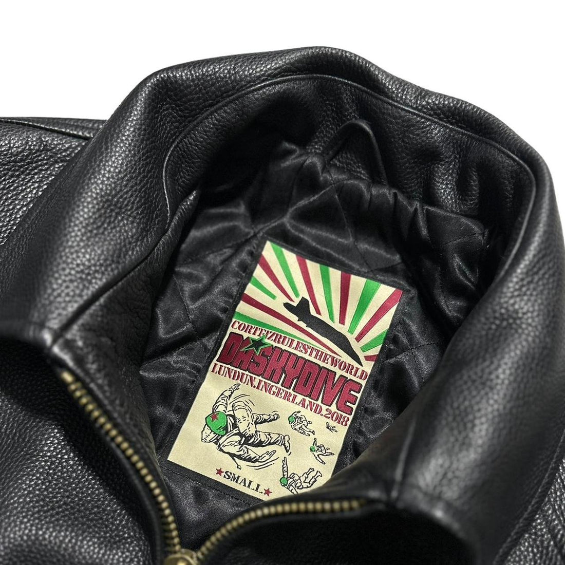 Cortiez Leather Flight Jacket