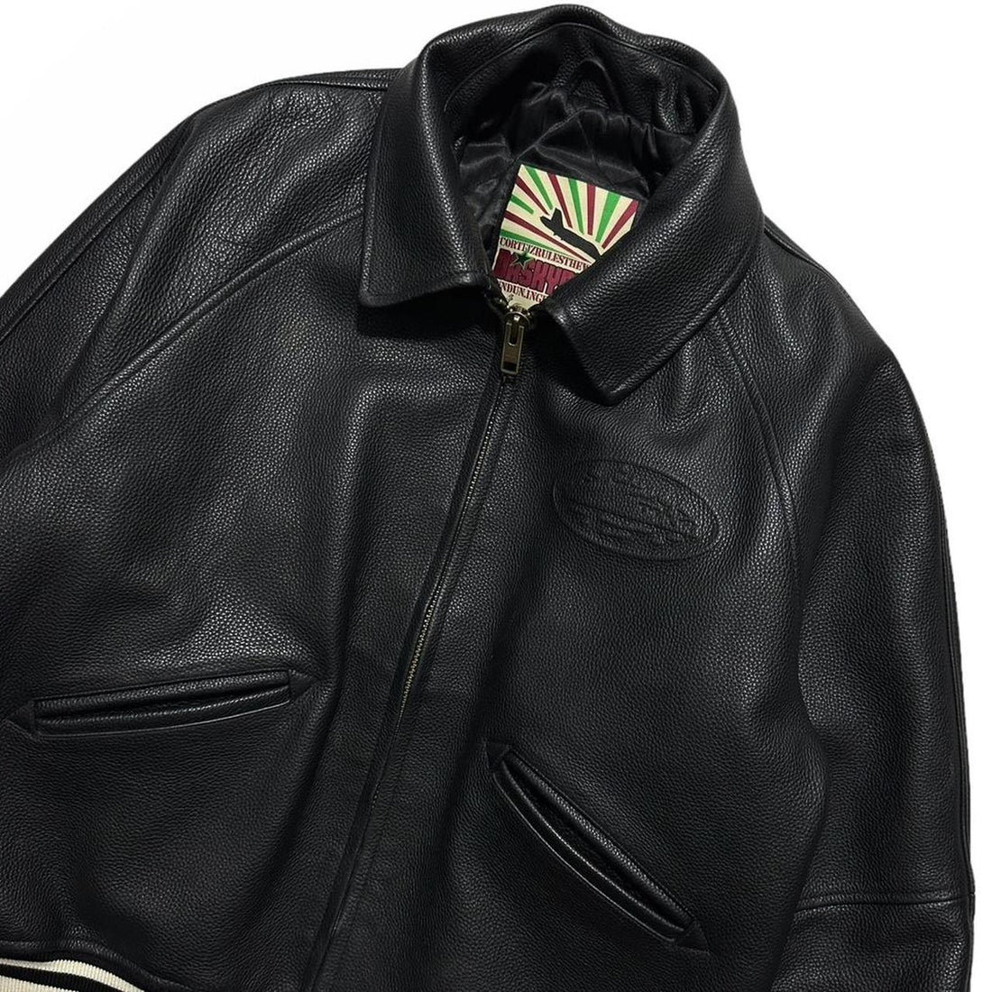 Cortiez Leather Flight Jacket