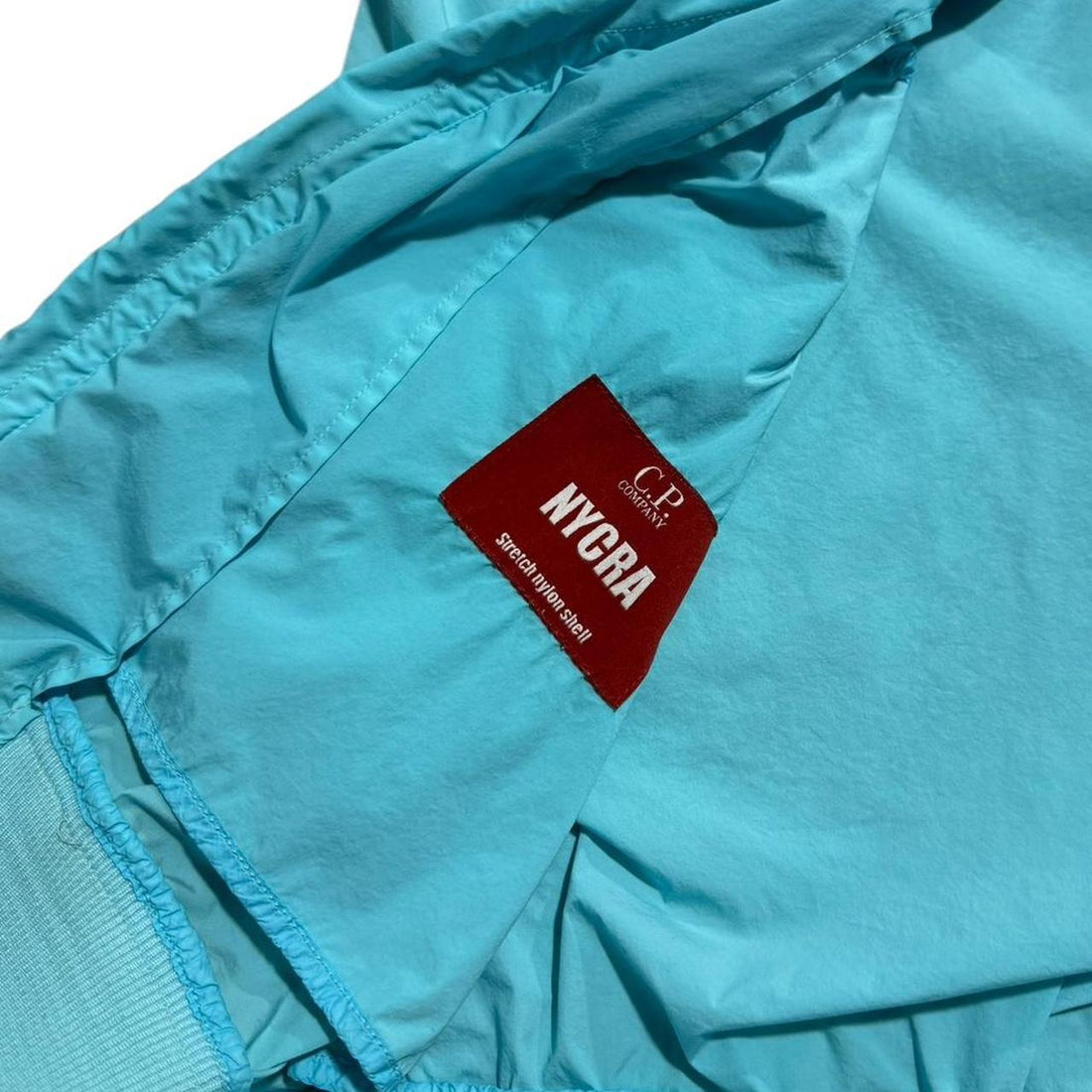 CP Company Light Blue Nylon Bomber Jacket