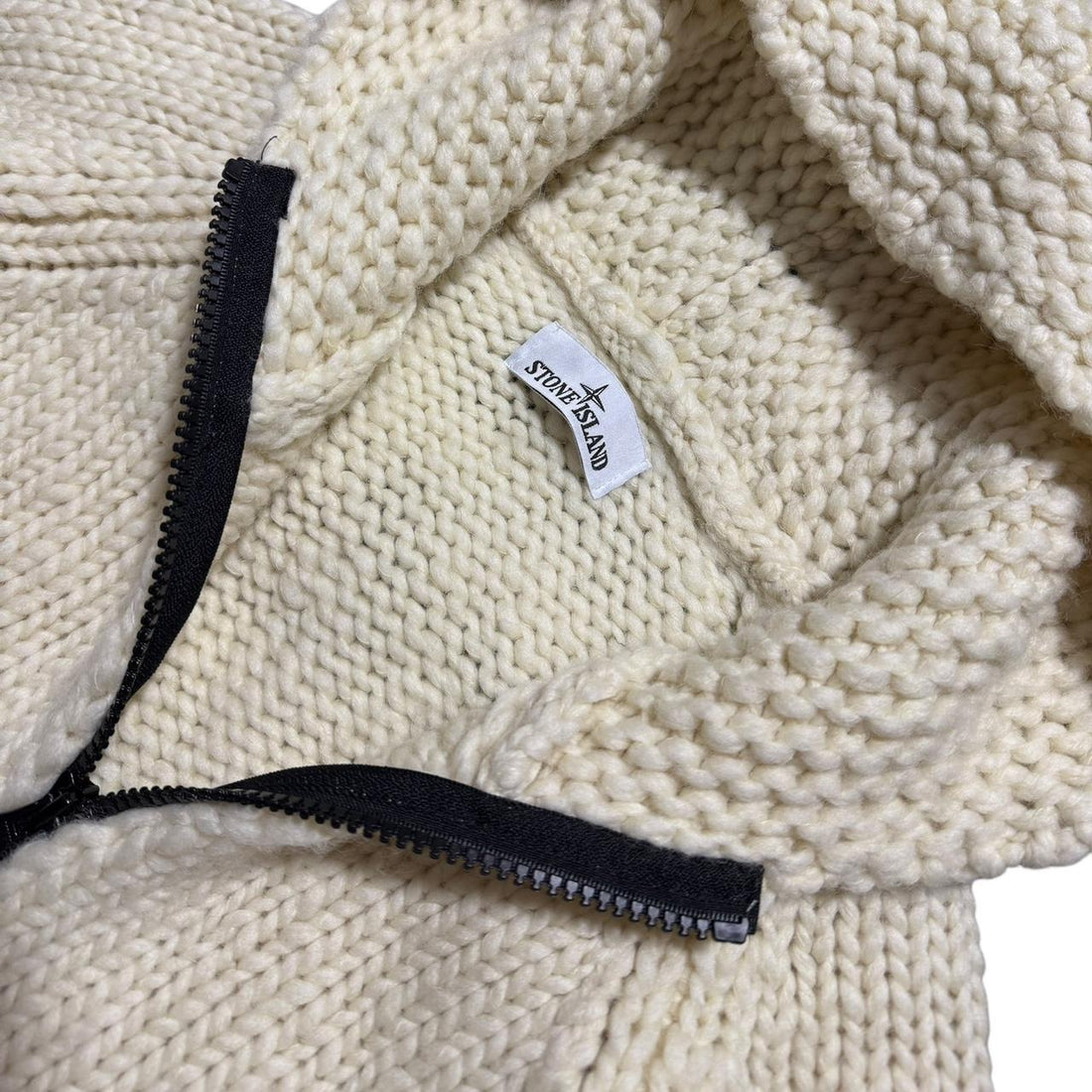 Stone Island Heavy Knit Zip Up