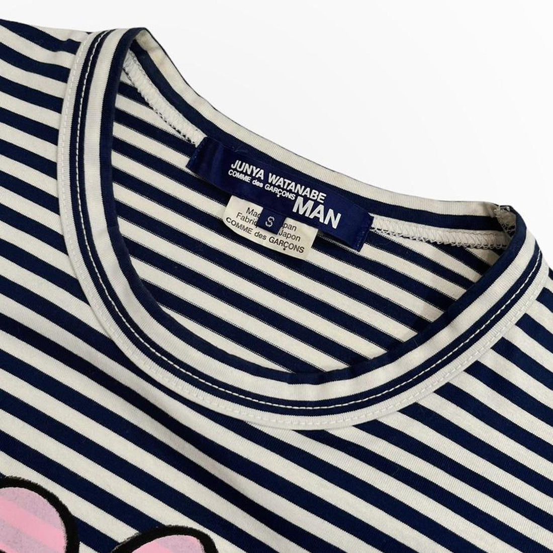 Comme Des Garçons Junya Watanabe Striped Print Top