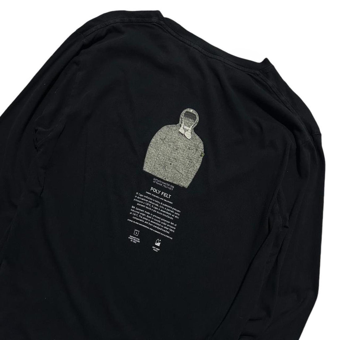 Stone Island Archivo Poly Felt Long Sleeve Top
