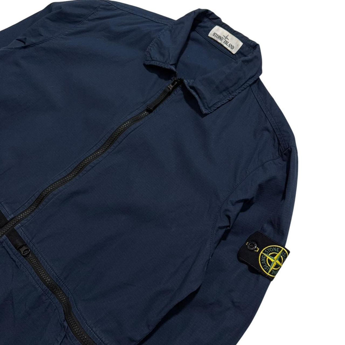 Stone Island Zip Up Overshirt