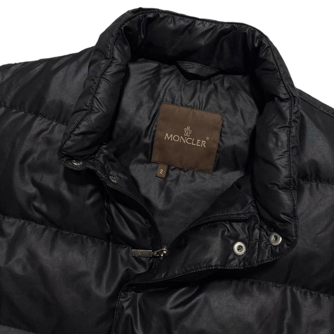 Moncler Early 2000's Black Down Gilet