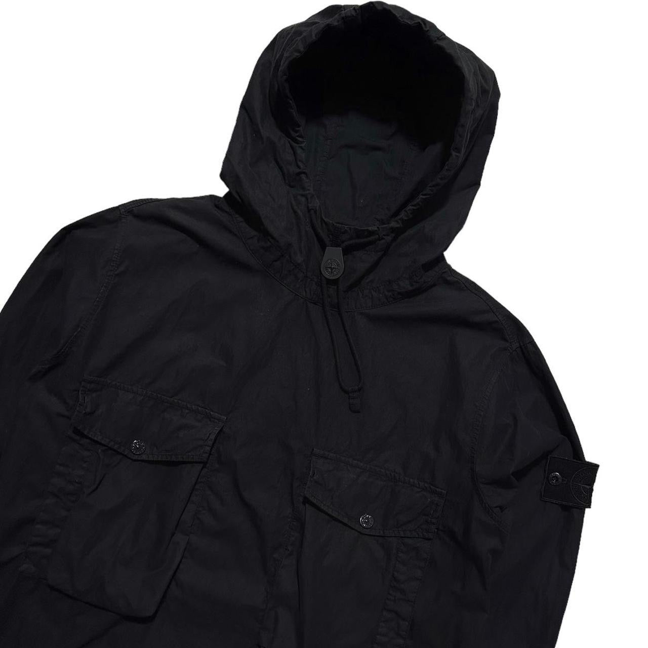 Stone island clearance ghost smock black