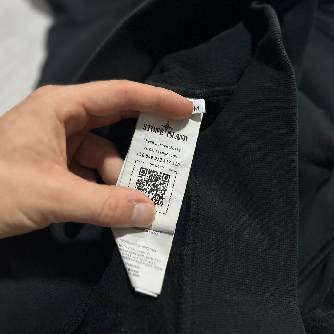 Stone Island Black Pullover Hoodie