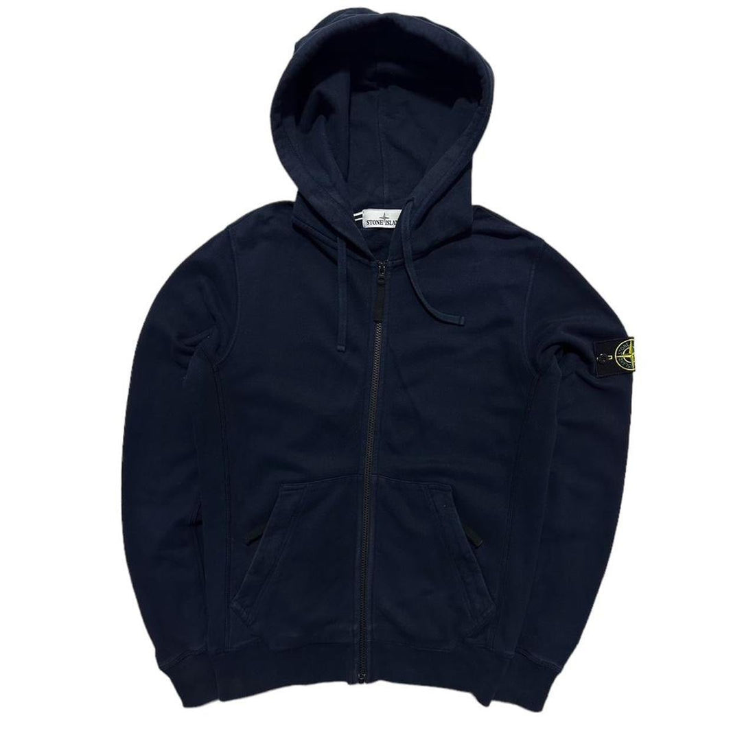 Stone Island Navy Full Zip Hoodie