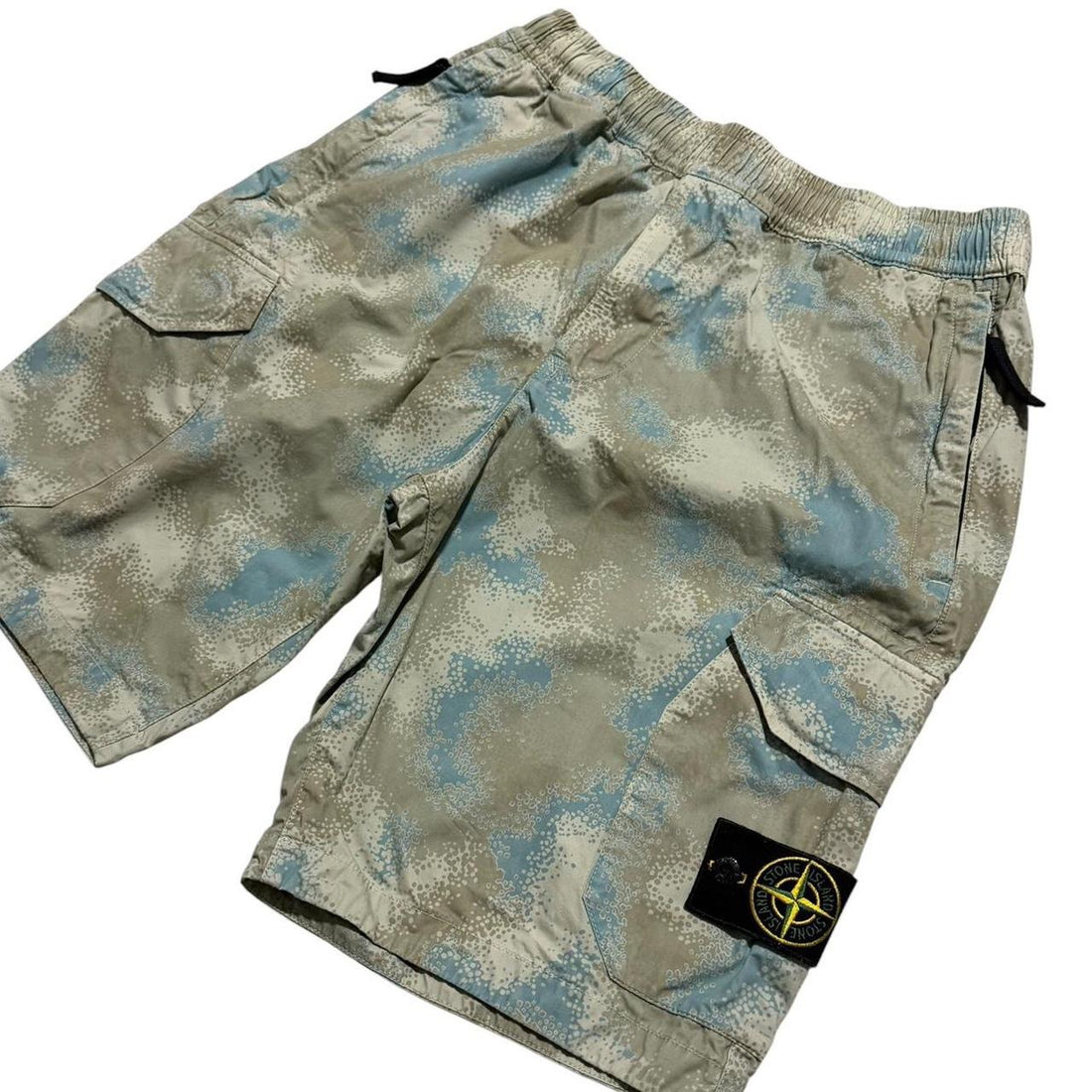 Stone Island Devore Camo Shorts
