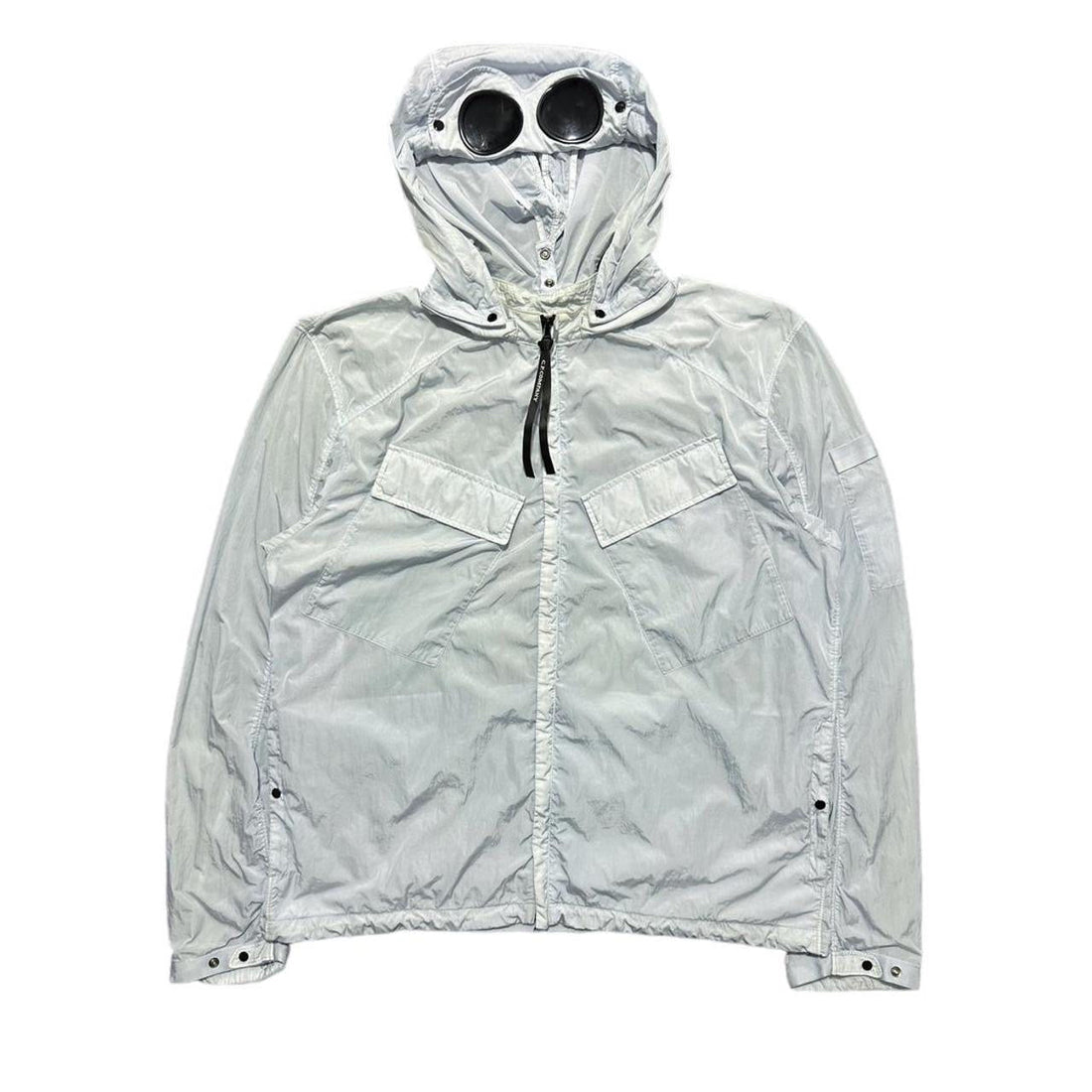 CP Company Icy Blue Nylon Goggle Jacket