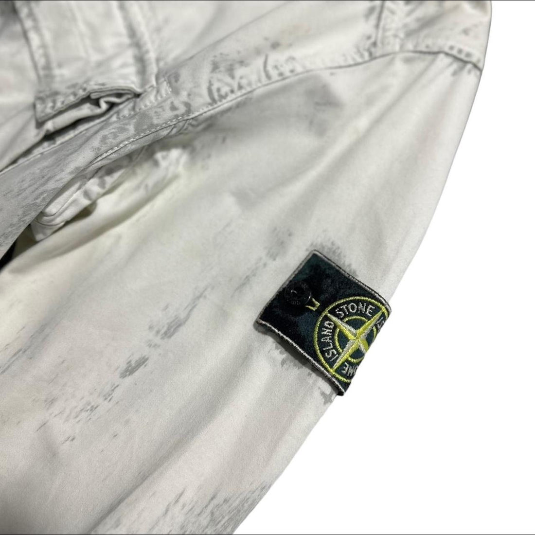 Stone Island Hand Corrosion Raso Field Jacket