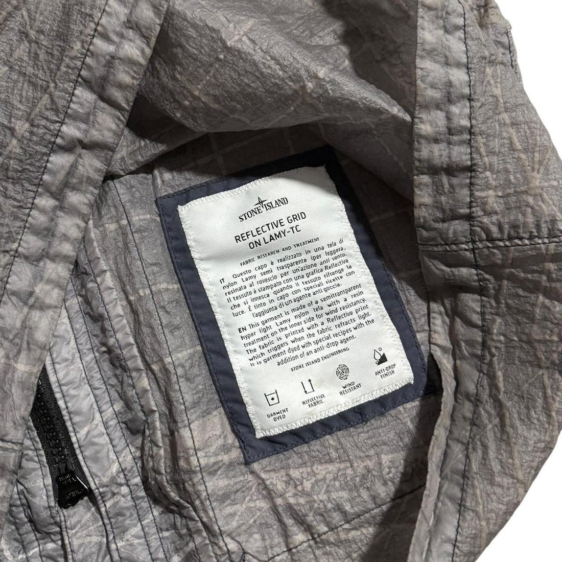Stone Island Grid Reflective Jacket