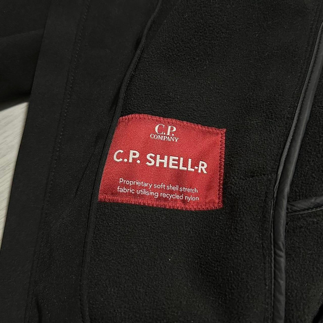 CP Company Black Soft Shell Jacket