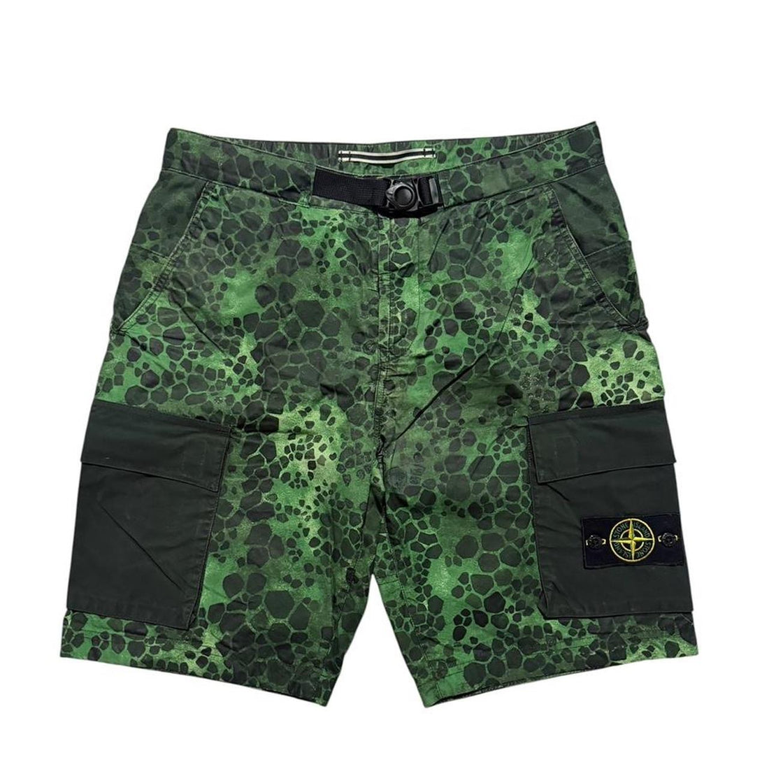 Stone Island Crocodile Camo Shorts