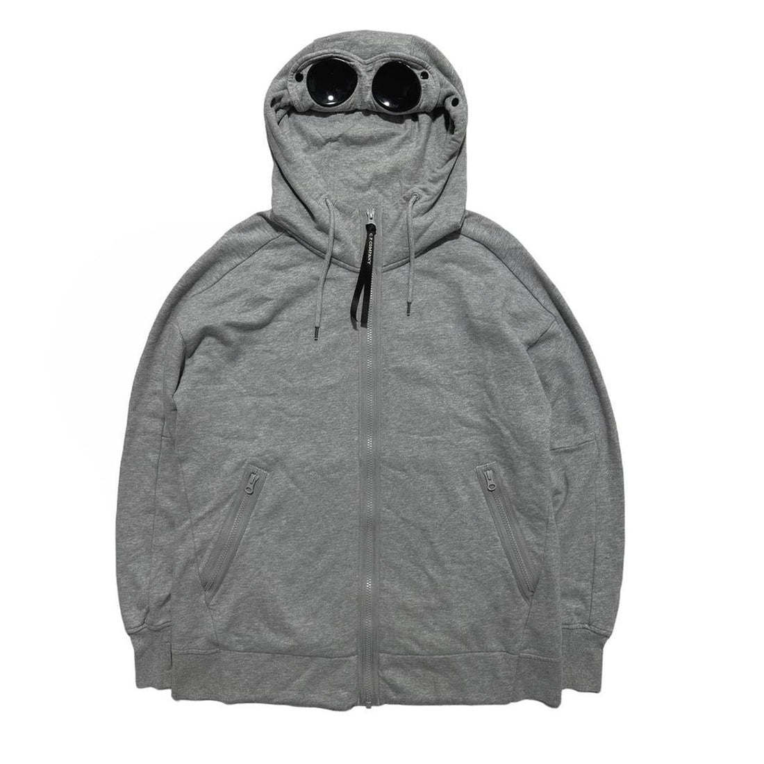 CP Company Heather Grey Goggle Hoodie