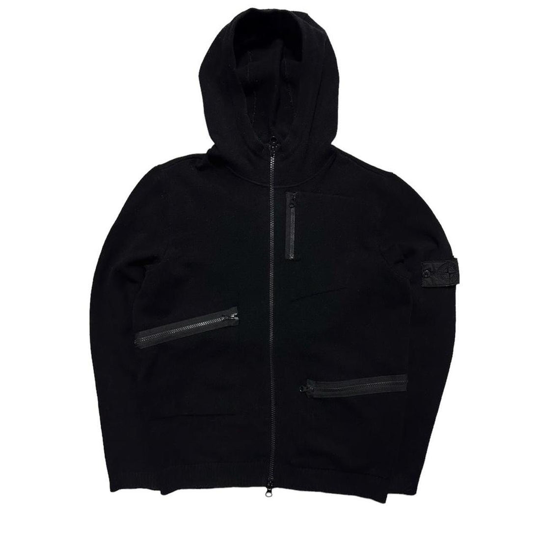 Stone Island Shadow Project Wool Zip Up Hoodie