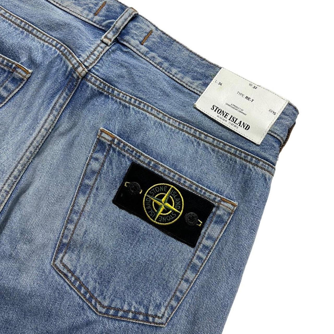 Stone Island Light Wash Denim Jeans