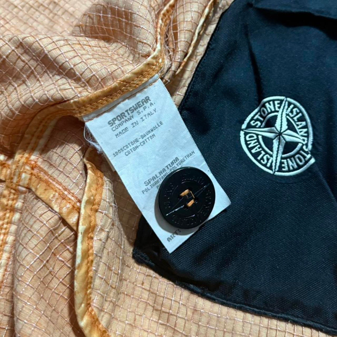 Stone Island 1997 Raso Gommato Mesh Jacket