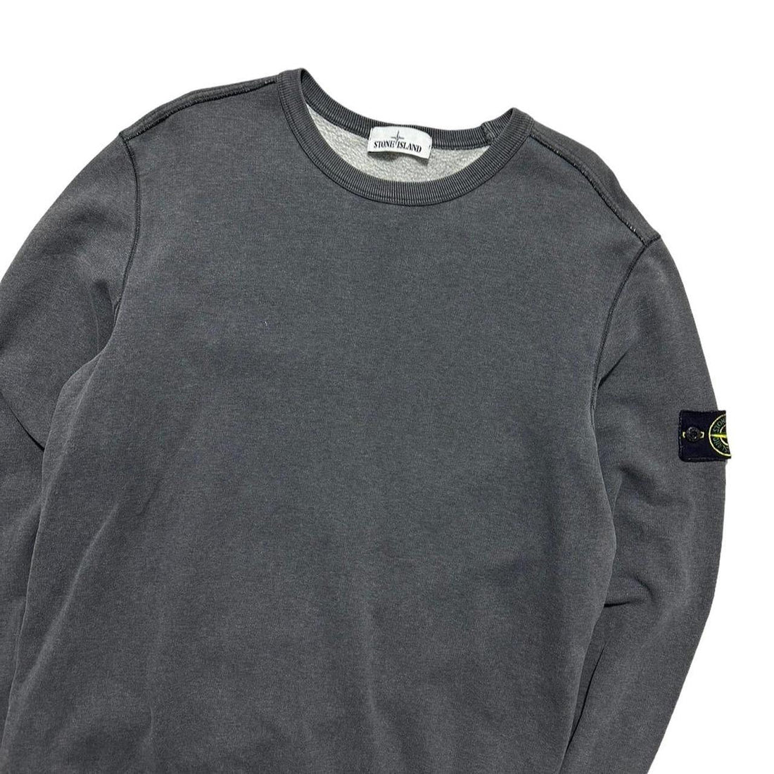 Stone Island Dark Grey Pullover Crewneck