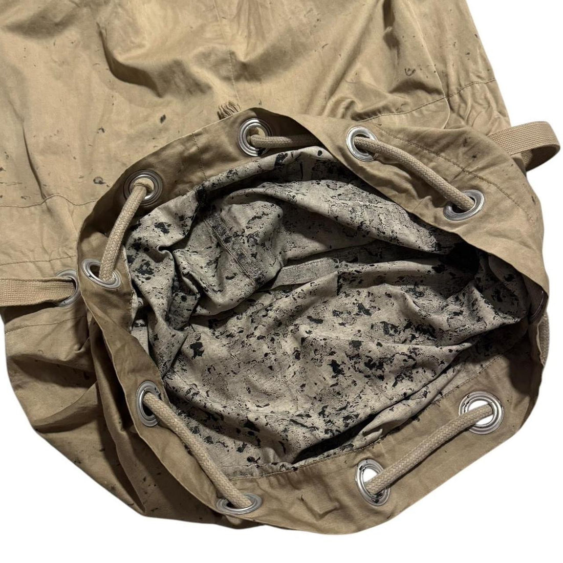 Stone Island Marina Mid 80's Raso Gommato Bucket Bag