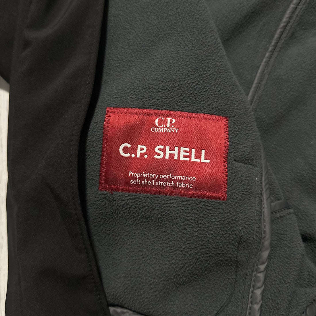 CP Company Black Soft Shell Jacket