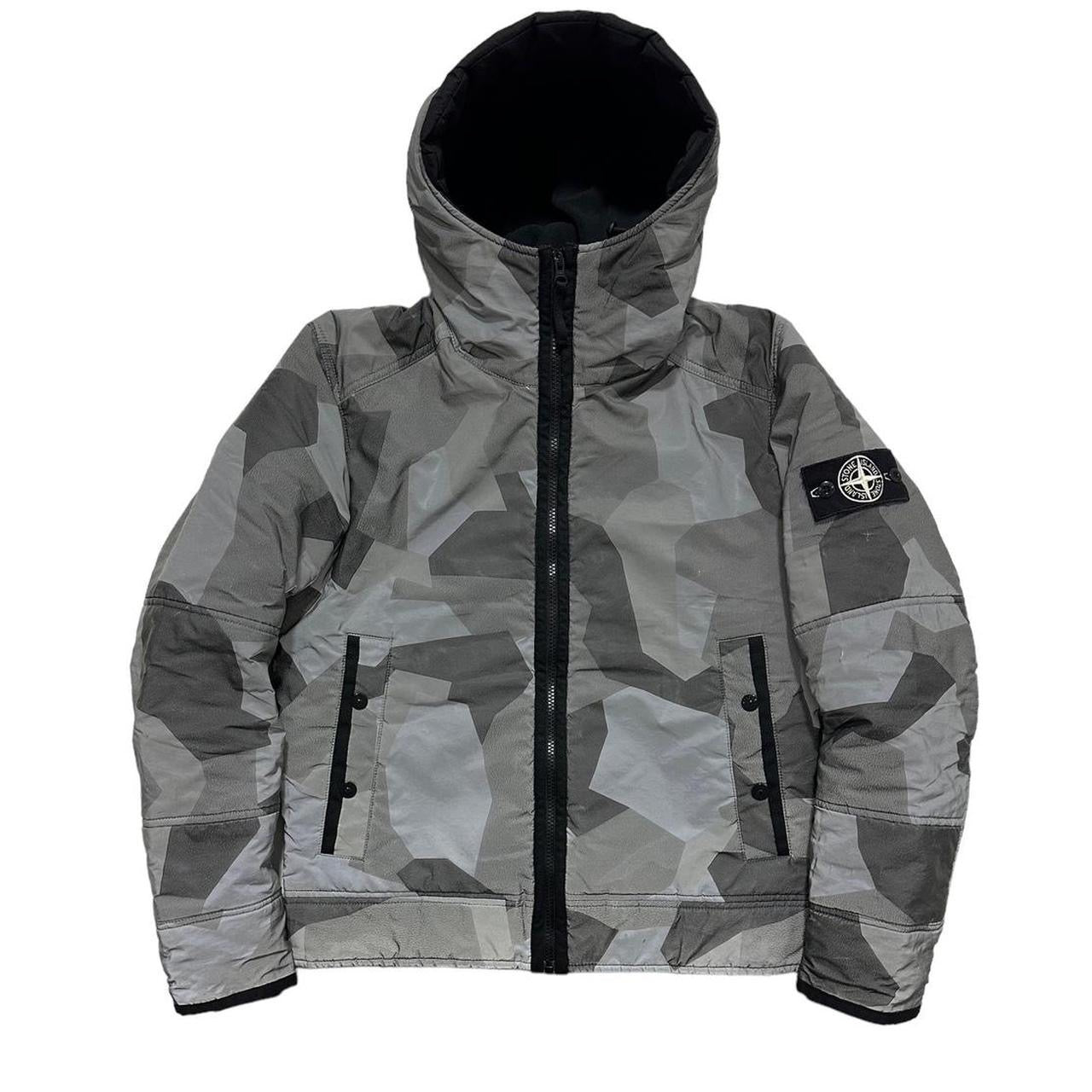 Stone island black camo cheap jacket