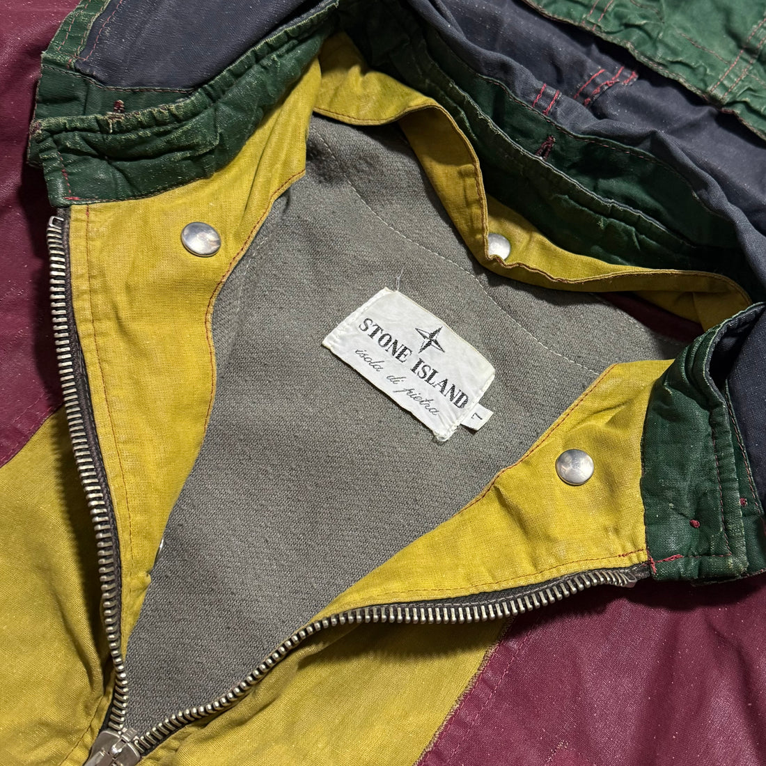Stone Island 1983 Tela Stella Patchwork Jacket