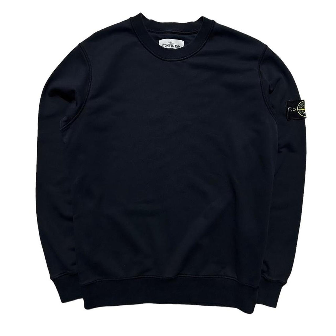 Stone Island Dark Blue Pullover Crewneck