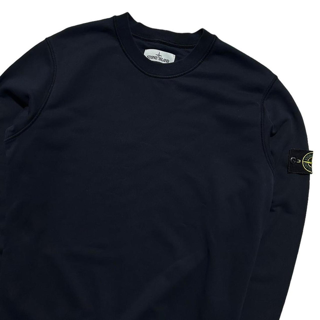 Stone Island Dark Blue Pullover Crewneck