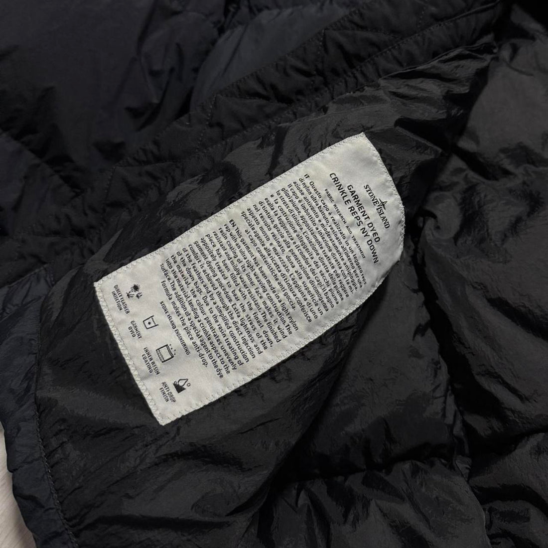 Stone Island Garment Dyed Down Jacket