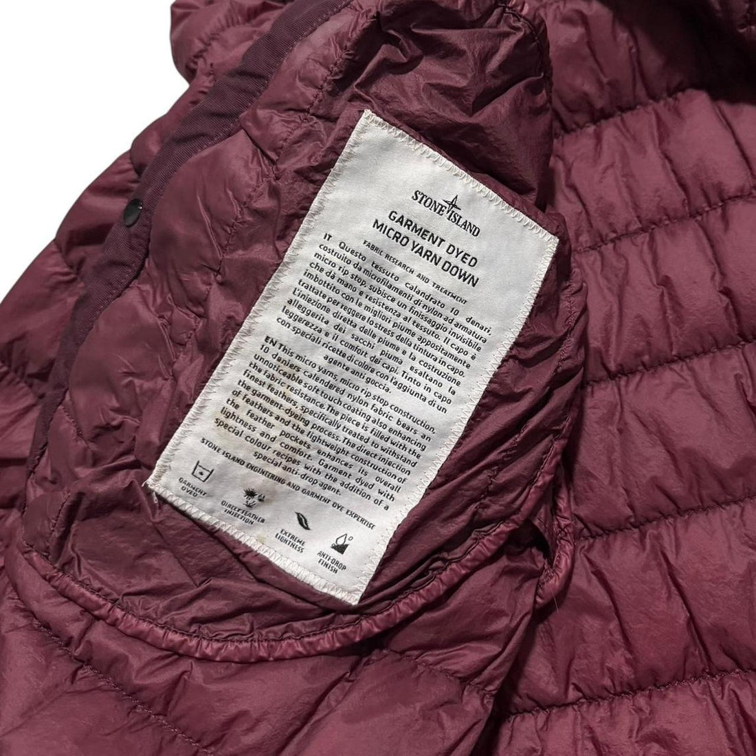Stone Island Garment Dyed Micro Yarn Jacket