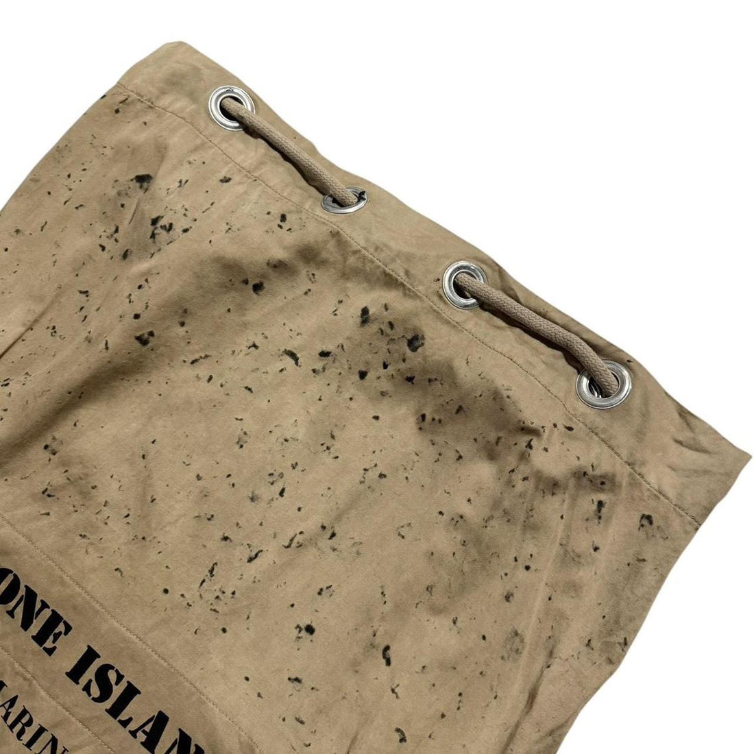 Stone Island Marina Mid 80's Raso Gommato Bucket Bag