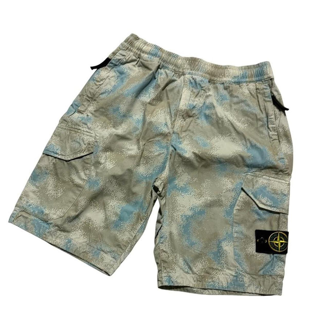 Stone Island Devore Camo Shorts