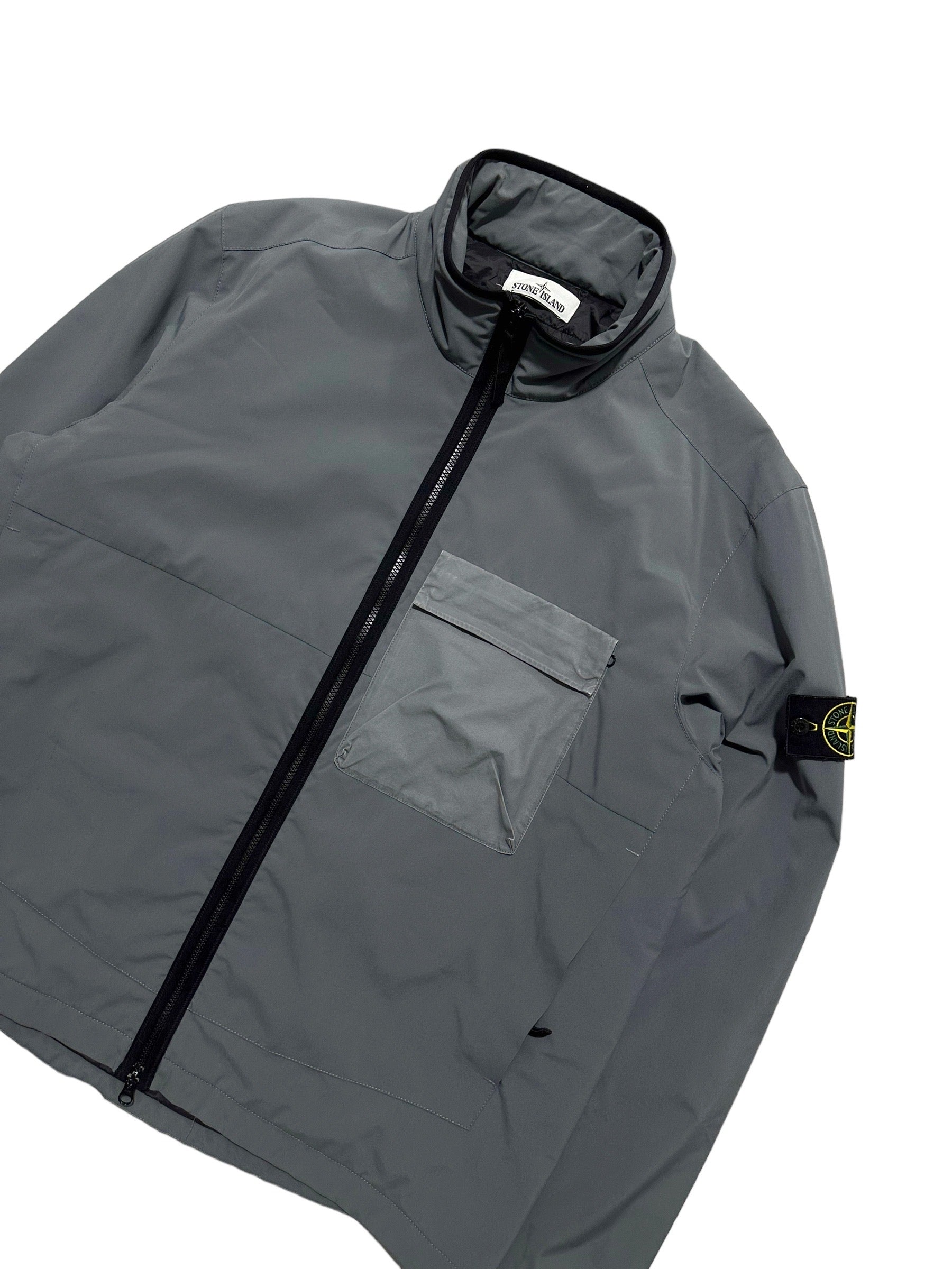 Stone island clearance soft shell grey