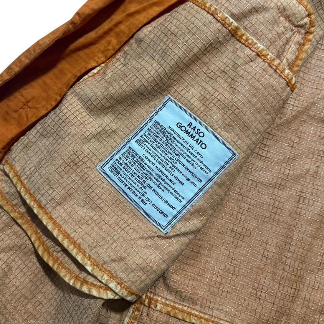 Stone Island 1997 Raso Gommato Mesh Jacket