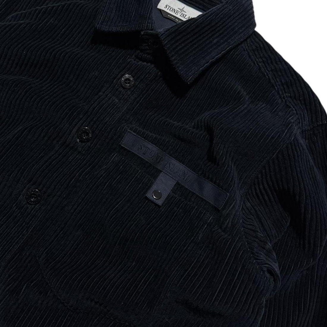 Stone Island Navy Heavy Corduory Shirt