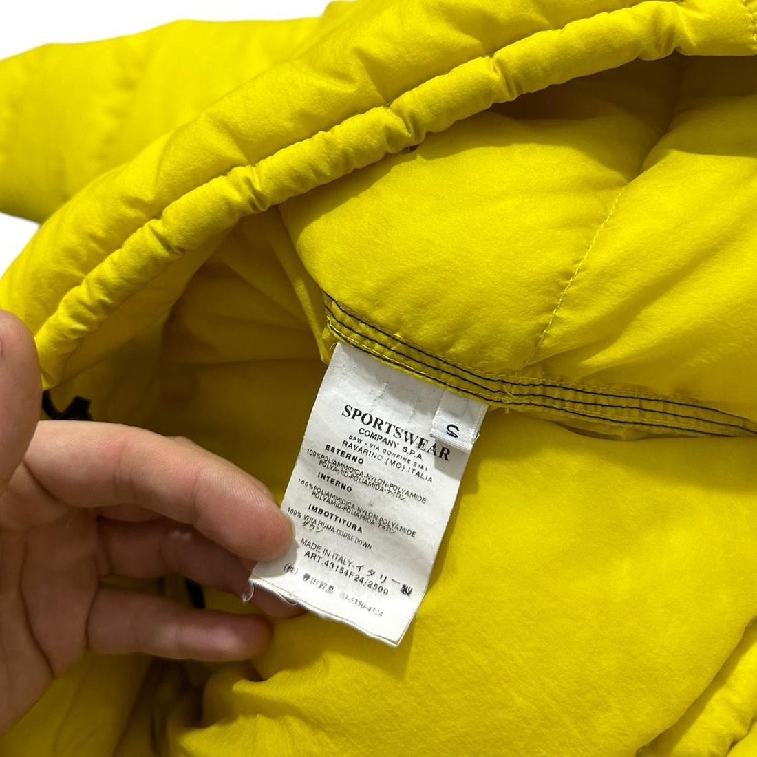 Stone Island Opaque Tela Down Mesh Jacket