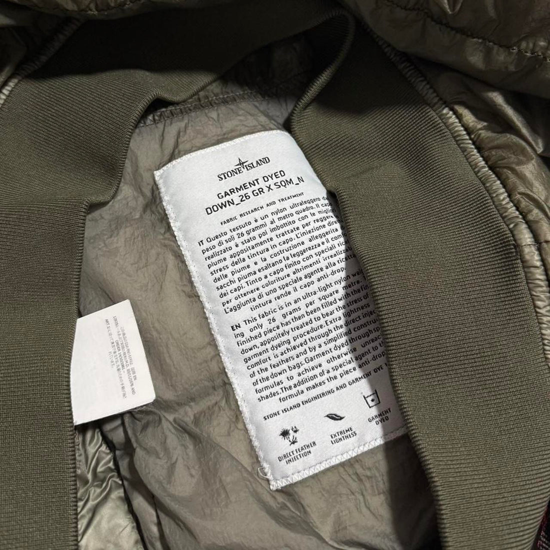 Stone Island Garment Dyed Down Jacket