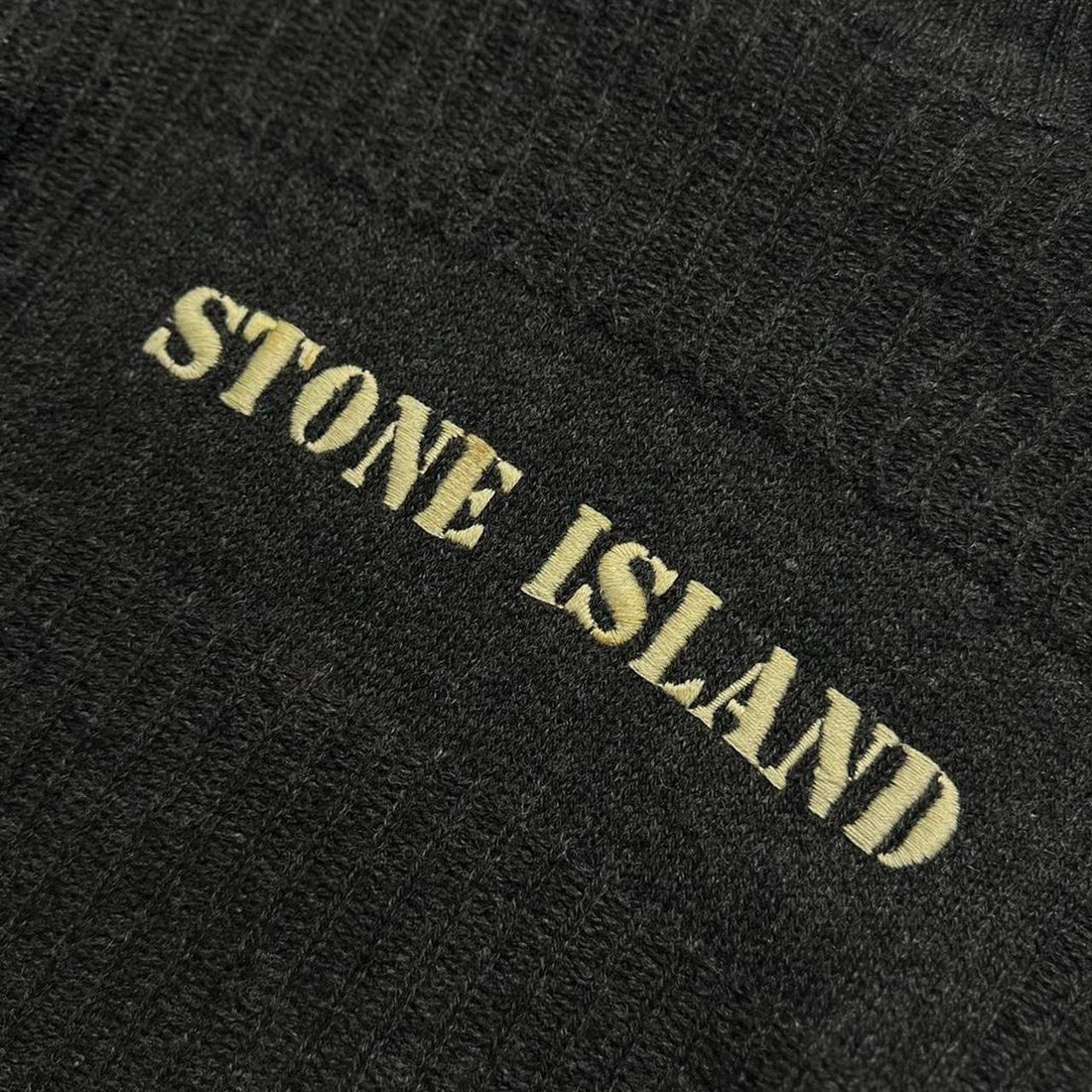 Stone Island 80's Heavy Knit Spellout Pullover
