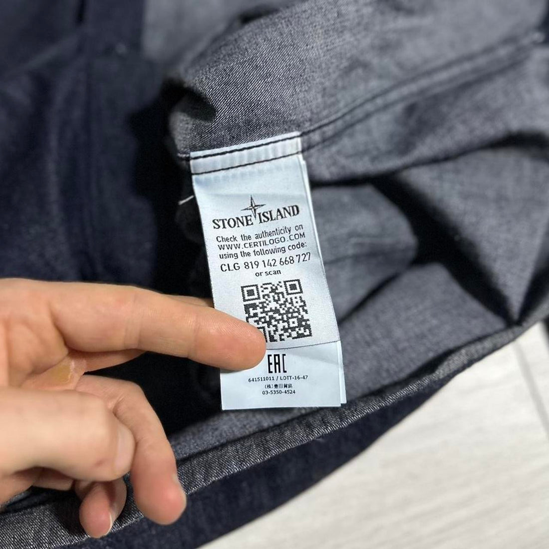 Stone Island Chambray Overshirt