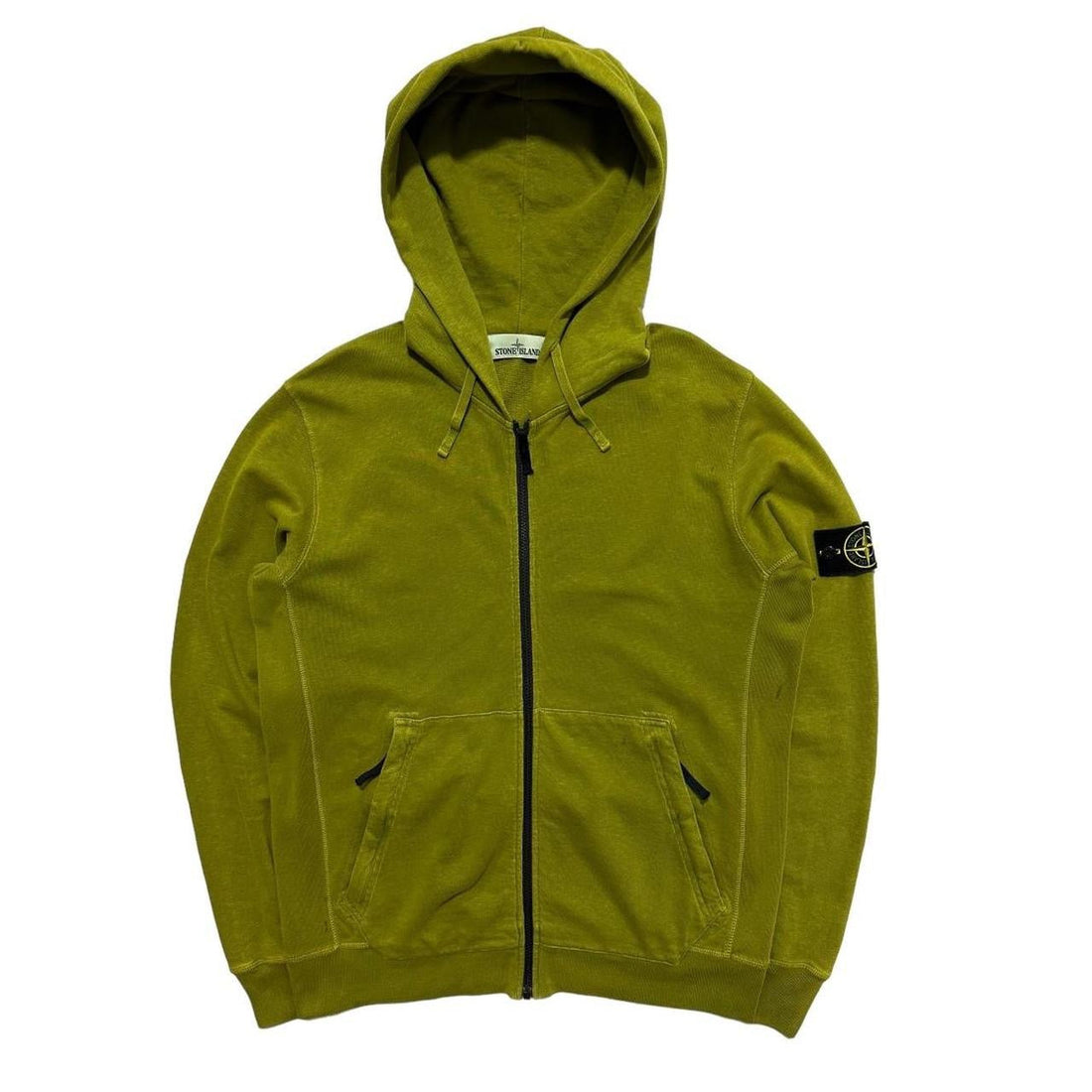 Stone Island Green Full Zip Hoodie