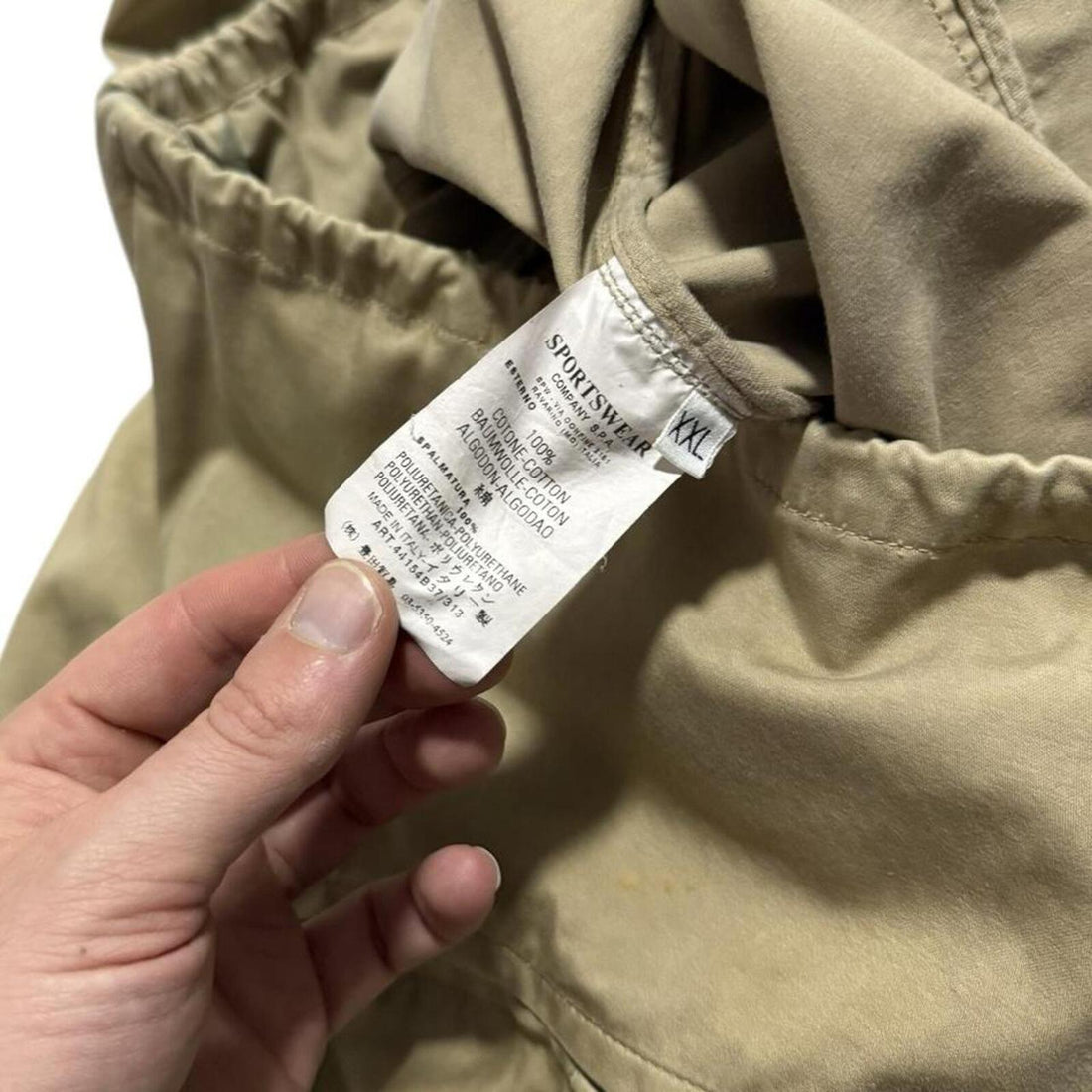 Stone Island Raso Flocatto Face Mask Jacket