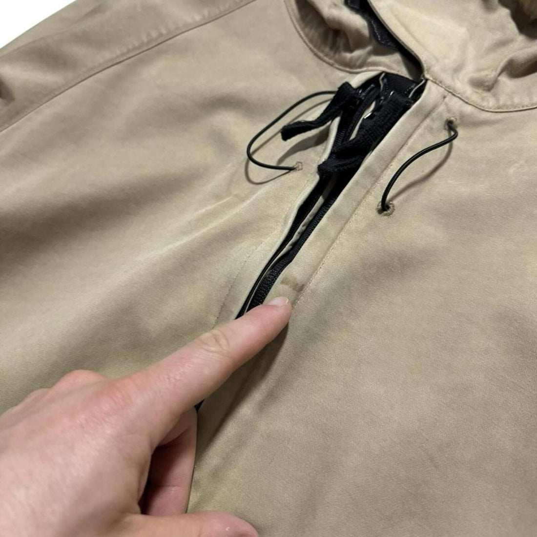 Stone Island Raso Flocatto Face Mask Jacket