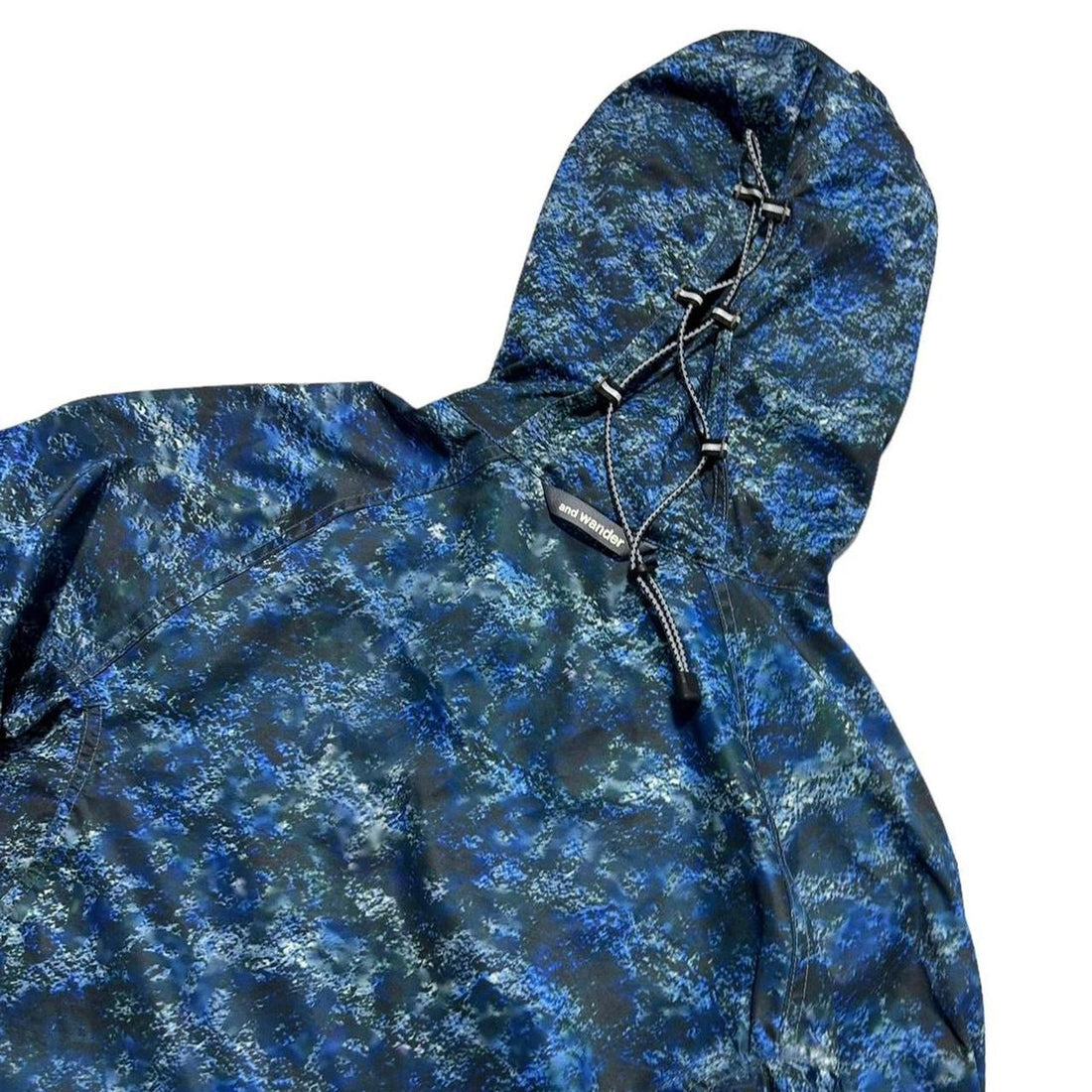 And Wander Blue Camo Multi-zip Jacket
