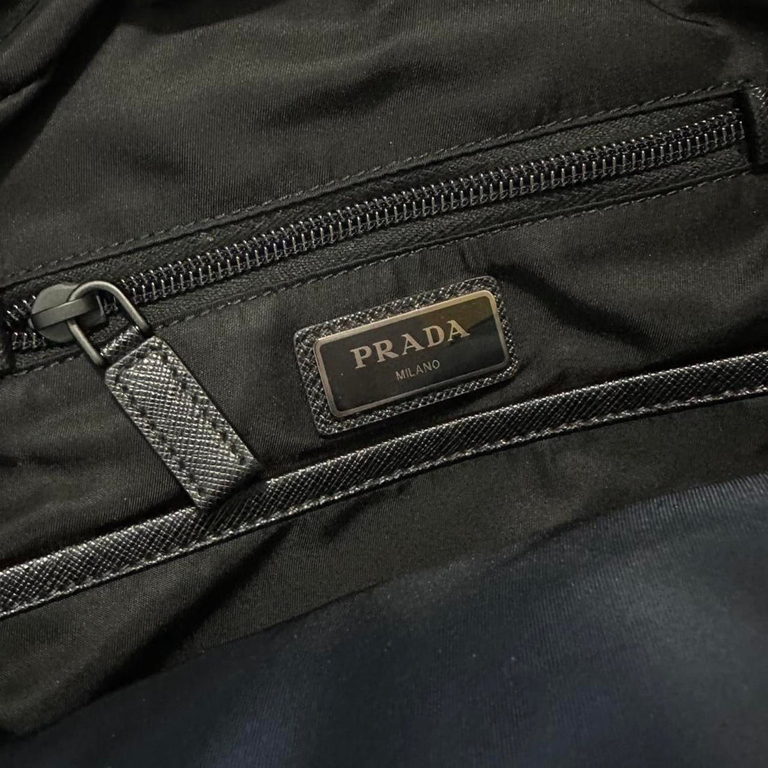 Prada Flame Saffiano Leather Sling Bag