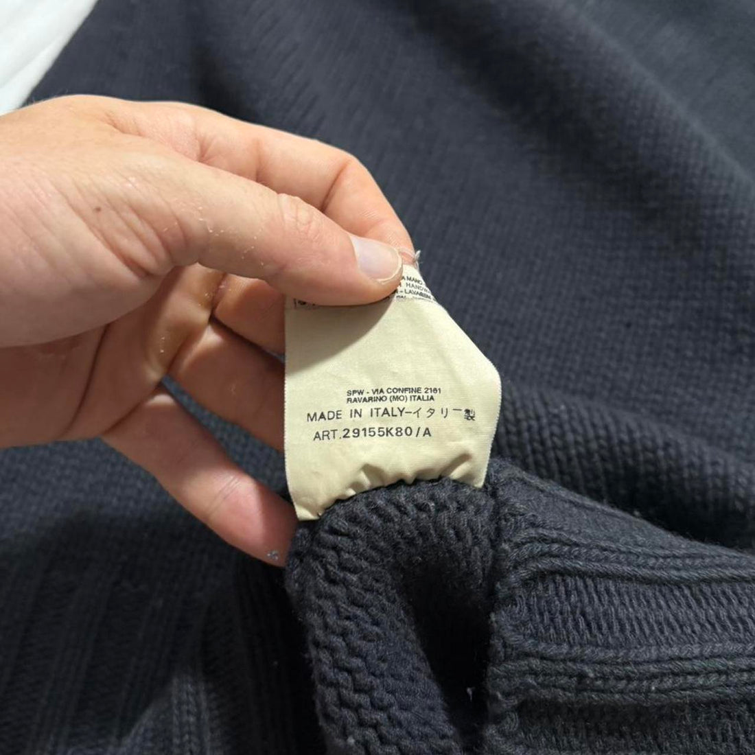 Stone Island Heavy Wool Knit Pullover