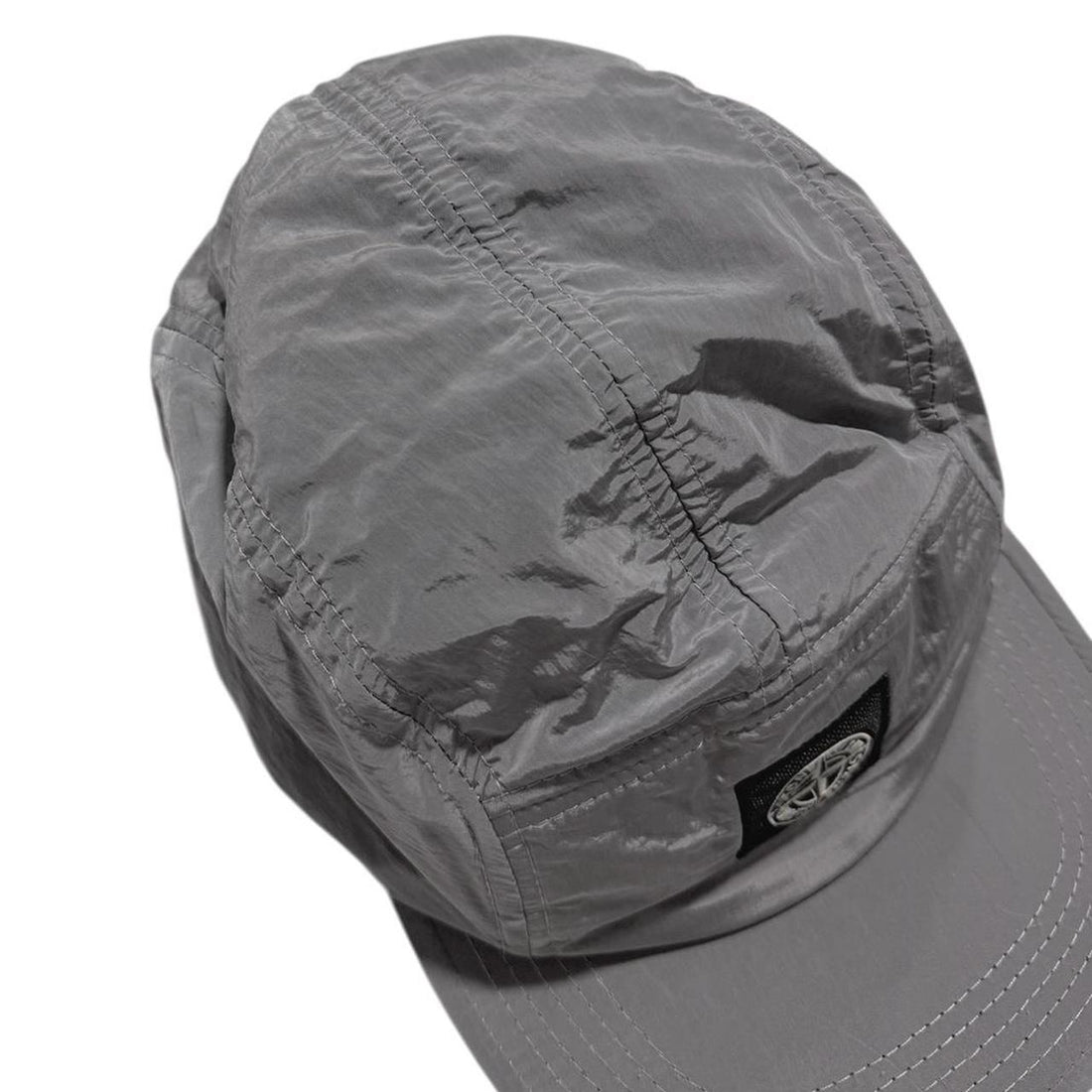 Stone Island Silver Nylon Metal Cap