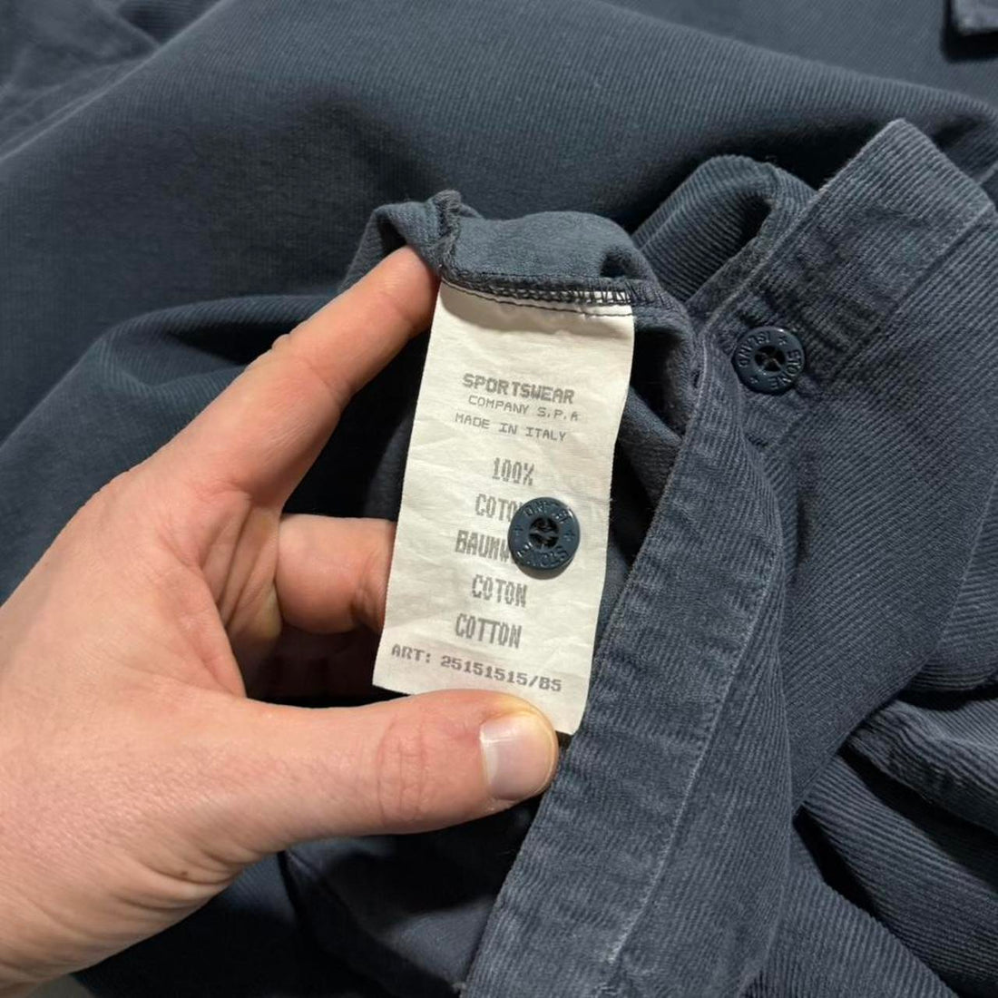 Stone Island Thin Corduroy Shirt