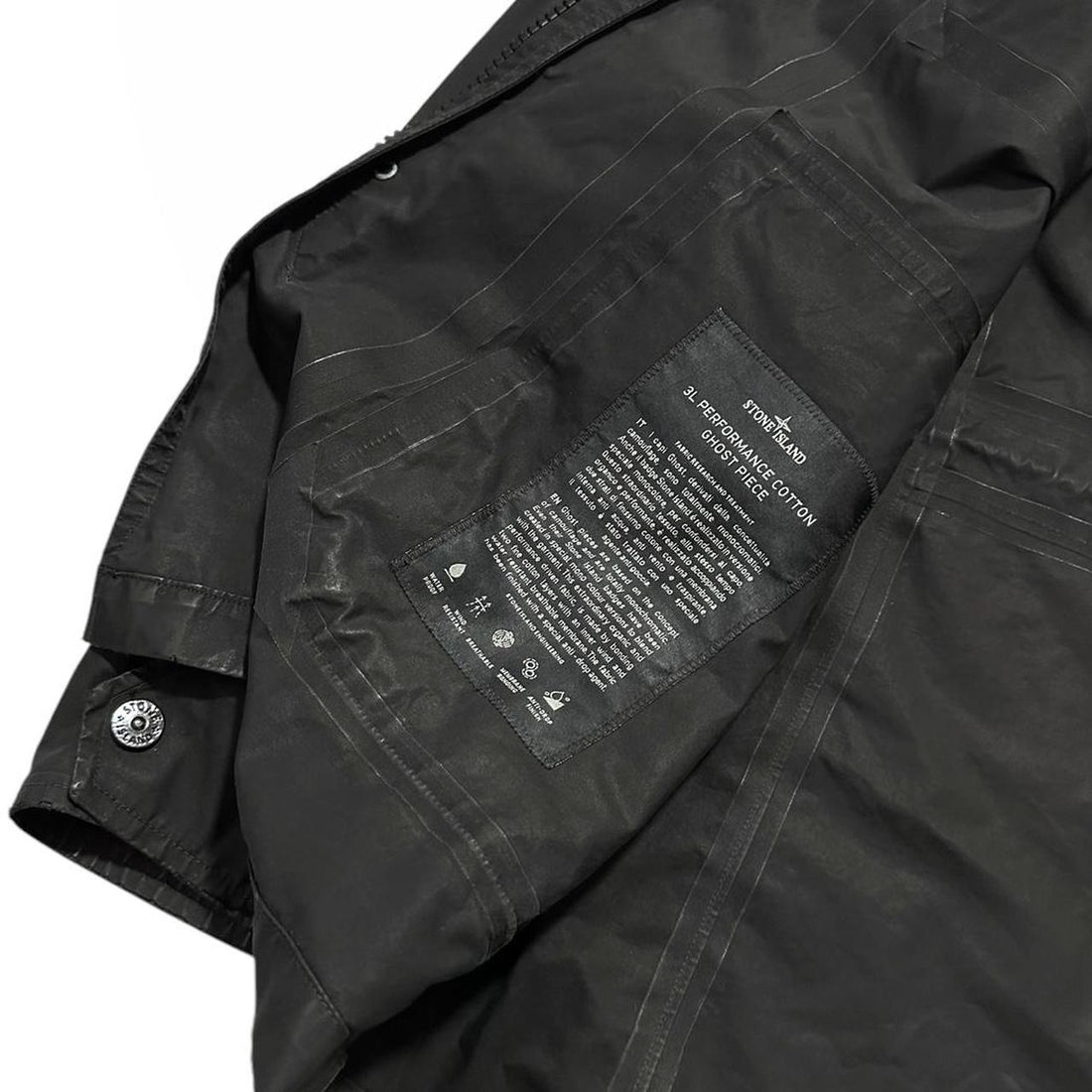 Stone Island Black Performance Ghost Jacket